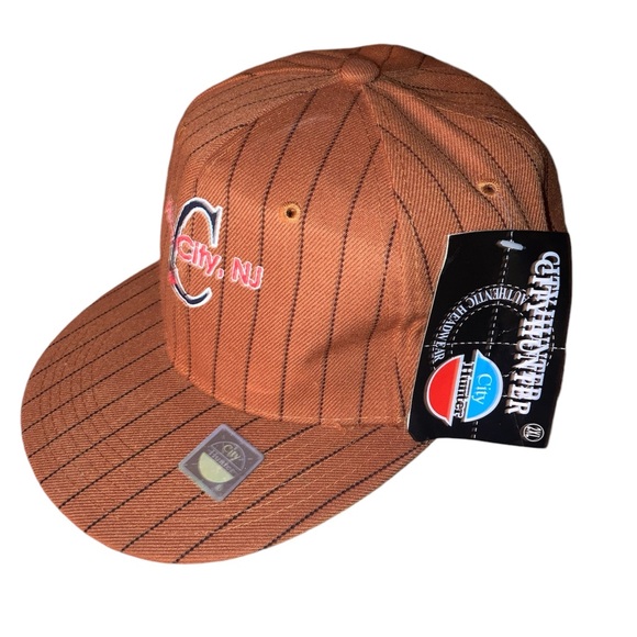 City Hunter, Atlantic City, New Jersey, cap  with pinstripes size 2XL 8 NWT - Picture 2 of 7